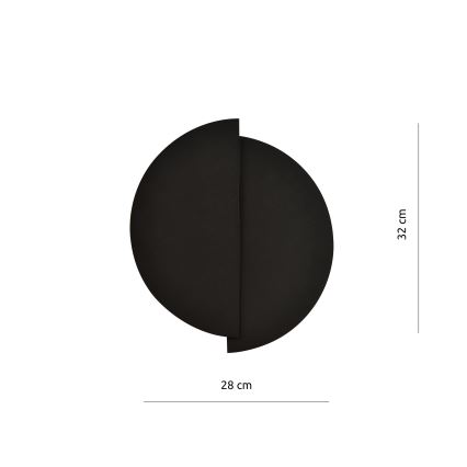 Applique FORM 1xG9/8W/230V nero