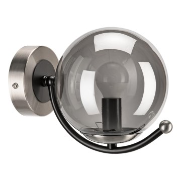 Applique GEORGIA 1xE14/5W/230V cromo opaco/fumé