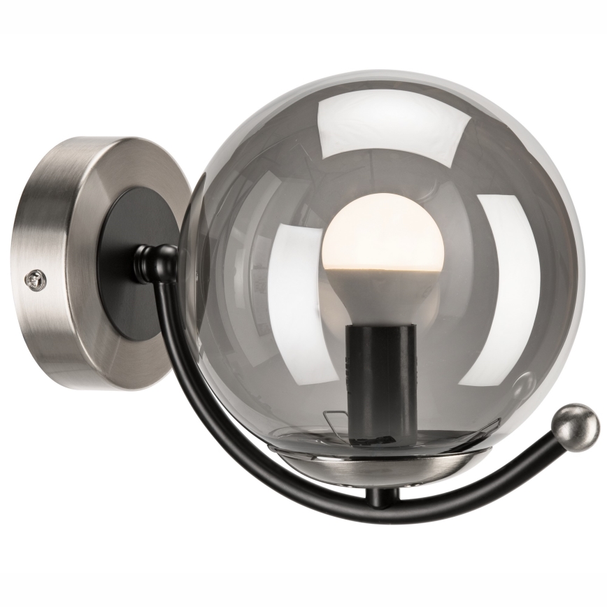 Applique GEORGIA 1xE14/5W/230V cromo opaco/fumé