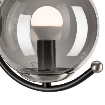 Applique GEORGIA 1xE14/5W/230V cromo opaco/fumé