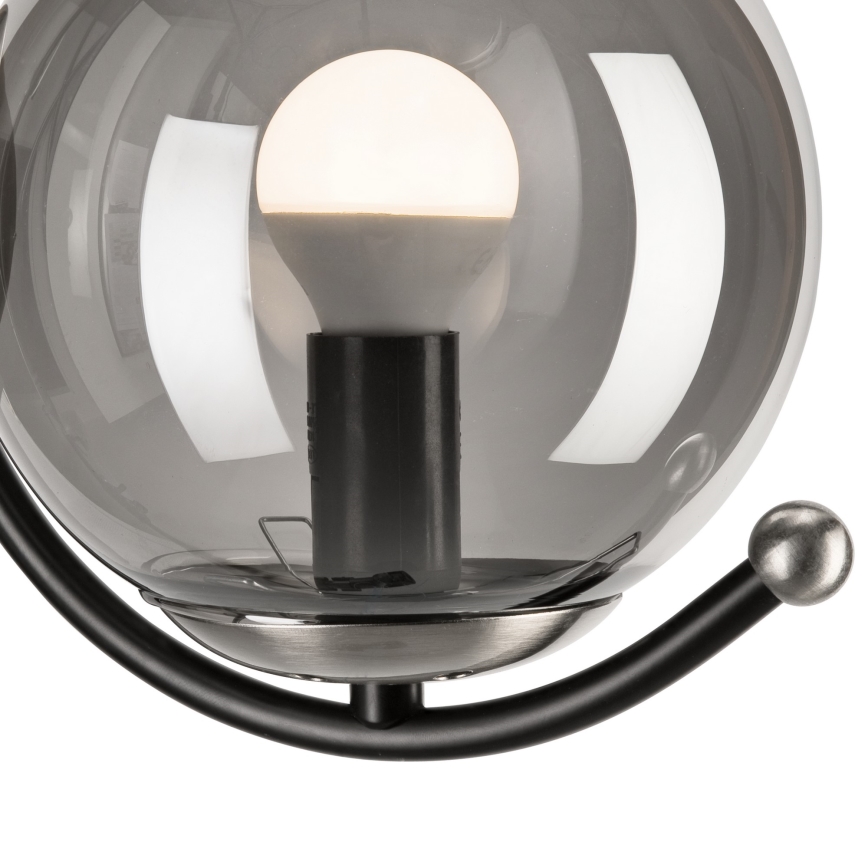 Applique GEORGIA 1xE14/5W/230V cromo opaco/fumé