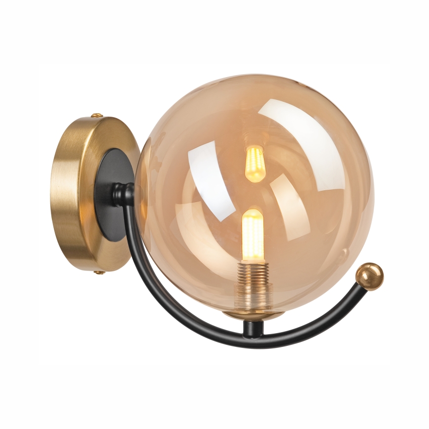 Applique GEORGIA 1xE14/5W/230V oro/fumé beige