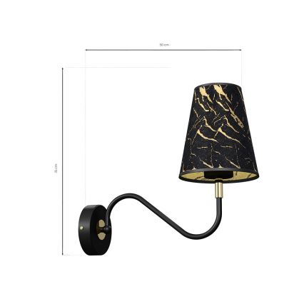 Applique HERMES 1xE27/60W/230V