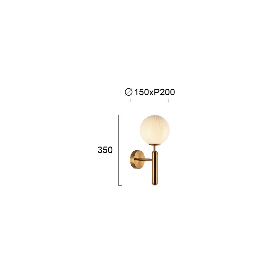 Applique JOLIN 1xG9/5W/230V dorata