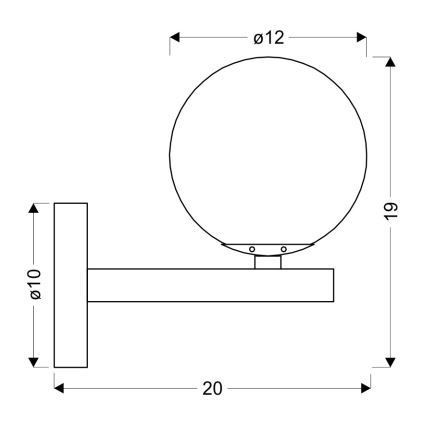 Applique KAMA 1xG9/28W/230V