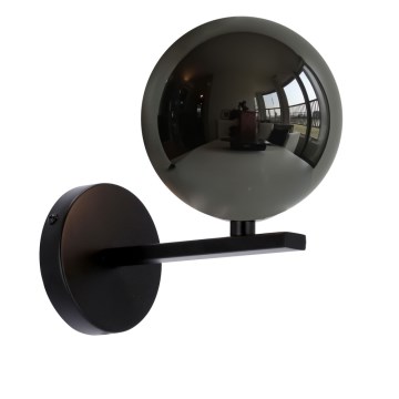 Applique KAMA 1xG9/28W/230V nero/fumé nero