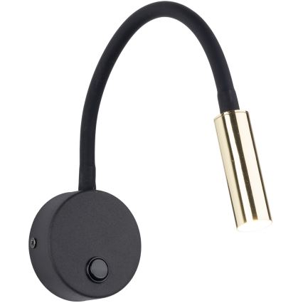 Applique LAGOS 1xG9/3W/230V nero/oro