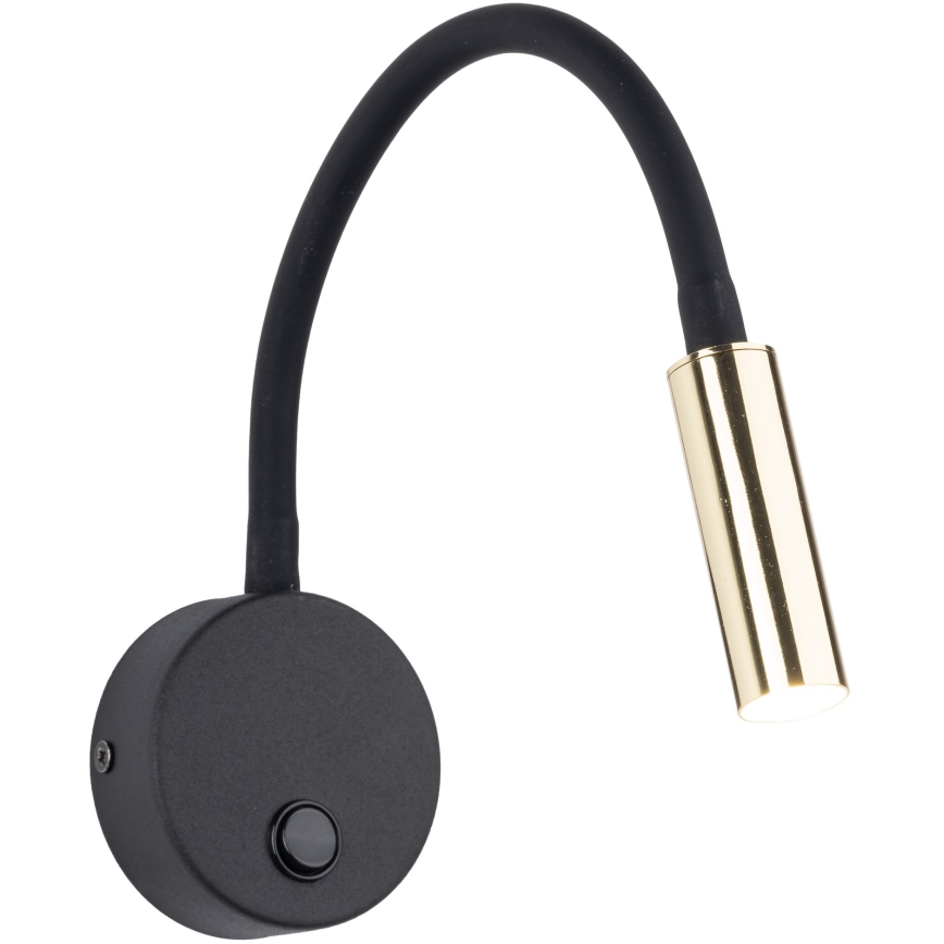 Applique LAGOS 1xG9/3W/230V nero/oro