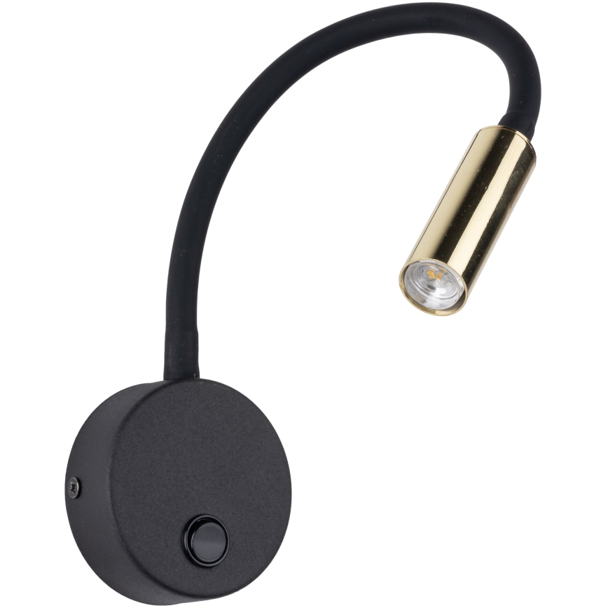 Applique LAGOS 1xG9/3W/230V nero/oro
