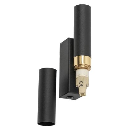 Applique LAGOS 2xG9/3W/230V nero/oro