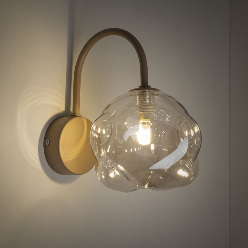 Applique LAVA 1xG9/8W/230V beige/fumé