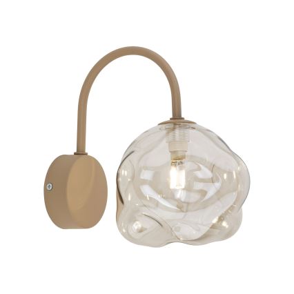 Applique LAVA 1xG9/8W/230V beige/fumé