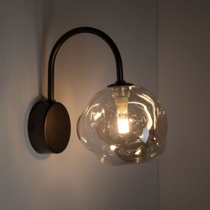 Applique LAVA 1xG9/8W/230V bronzo/fumé beige