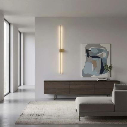 Applique LED AISHA LED/20W/230V 4000K 120 cm oro