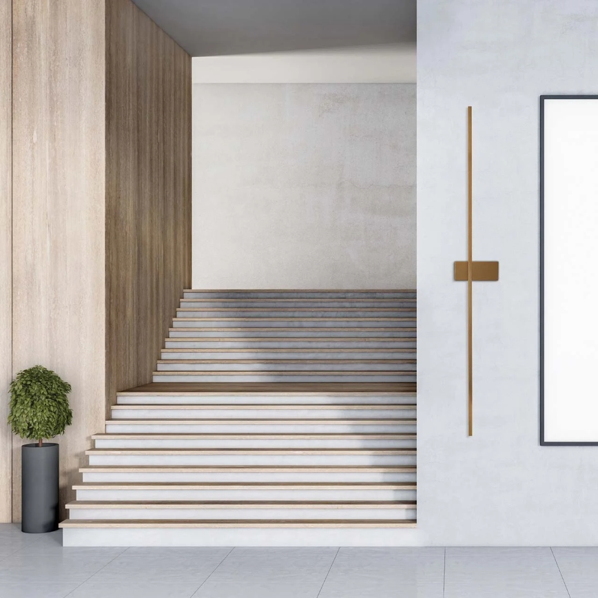 Applique LED AISHA LED/20W/230V 4000K 120 cm oro