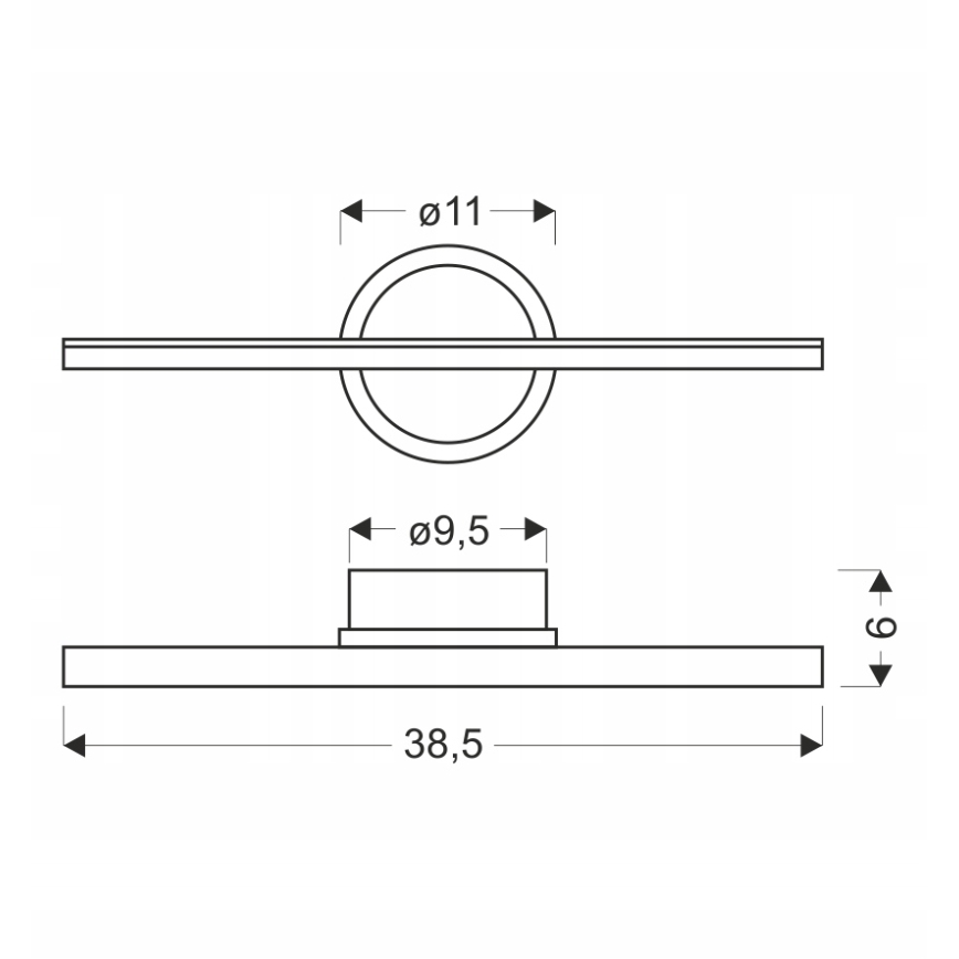 Applique LED BATUTA LED/10W/230V beige
