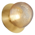Applique LED BOLLA LED/3W/230V dorata/beige fumé