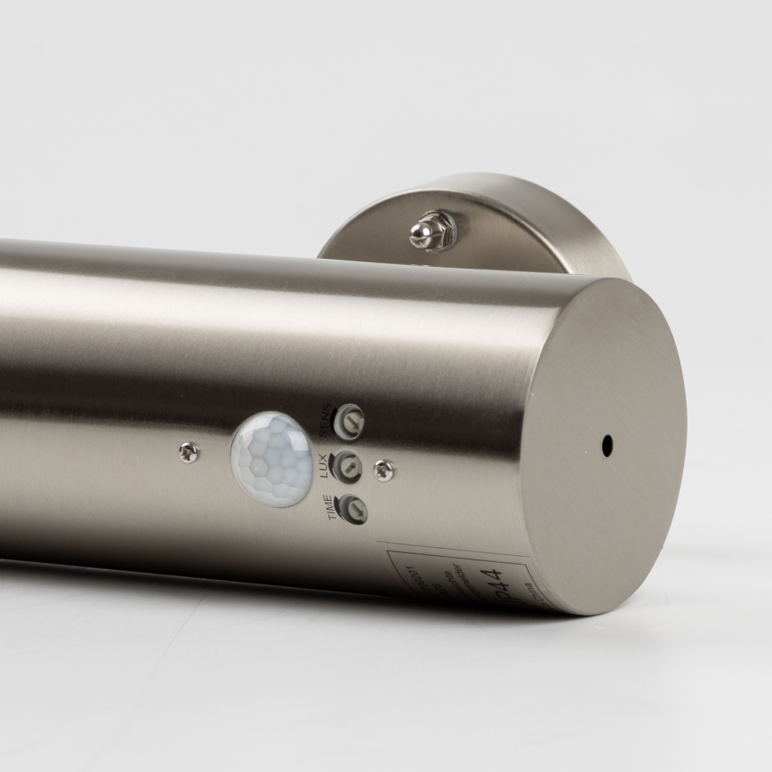 Applique LED da esterno con sensore di movimento 1xGU10/5W/230V IP44 cromo opaco