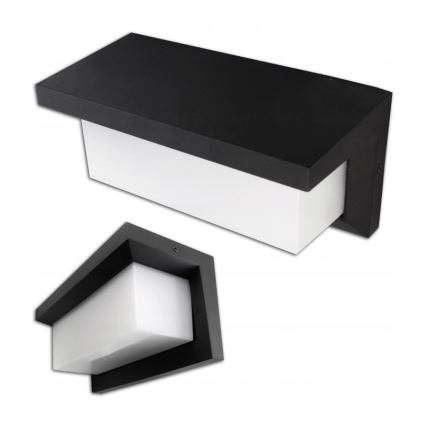 Applique LED da esterno con sensore LED/12W/230V IP54 nero