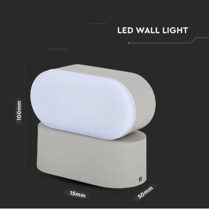 Applique LED da esterno flessibile LED/5W/230V IP65