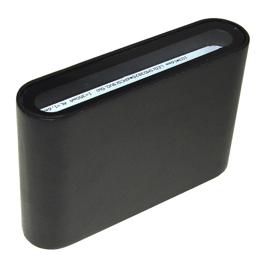 Applique LED da esterno FLOW LED/3W/230V IP54 nero