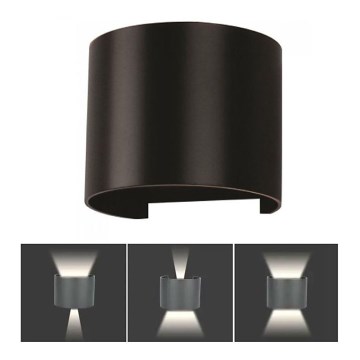 Applique LED da esterno LED/6W/230V 3000K IP65 nero