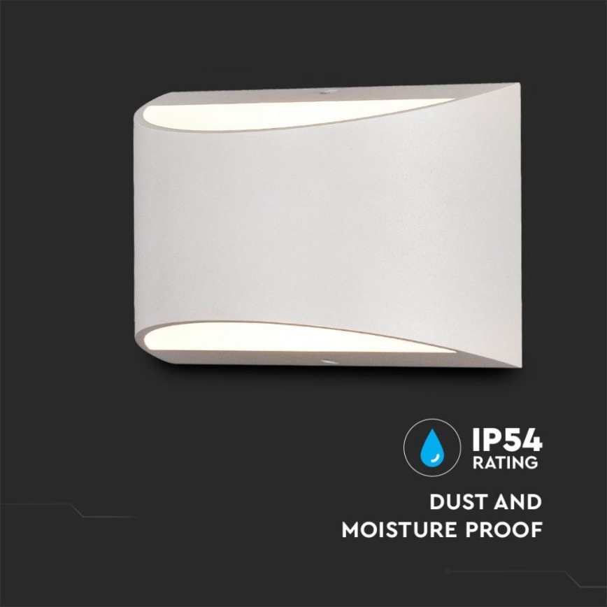 Applique LED da esterno LED/9W/230V 4000K IP54 bianco