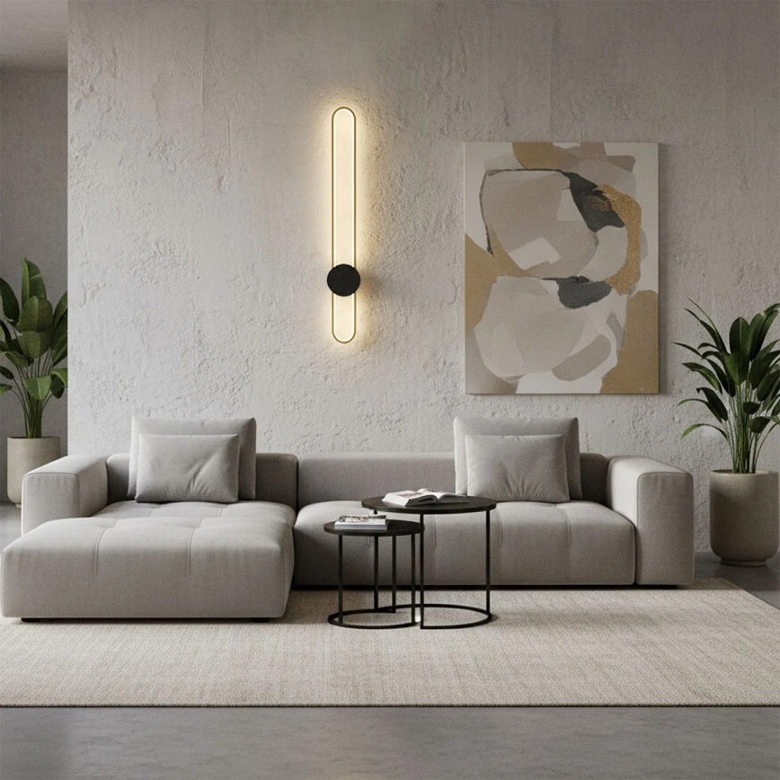 Applique LED FLORENTYNA LED/24W/230V 4000K oro/nero