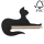 Applique LED per bambini con mensola BLACK CAT LED/5W/230V
