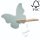 Applique LED per bambini con mensola FARFALLA LED/5W/230V verde/legno