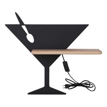 Applique LED per bambini con mensola PICCOLO LED/4W/230V nero/legno