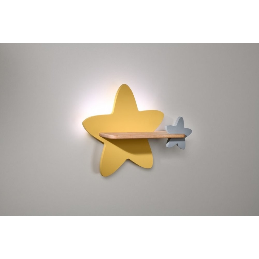 Applique LED per bambini con mensola STAR LED/5W/230V