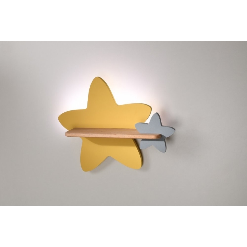 Applique LED per bambini con mensola STAR LED/5W/230V