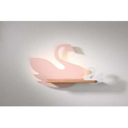 Applique LED per bambini con mensola SWAN LED/5W/230V