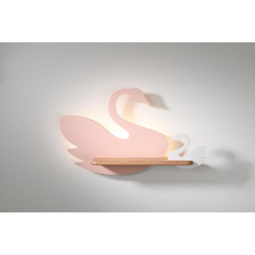 Applique LED per bambini con mensola SWAN LED/5W/230V