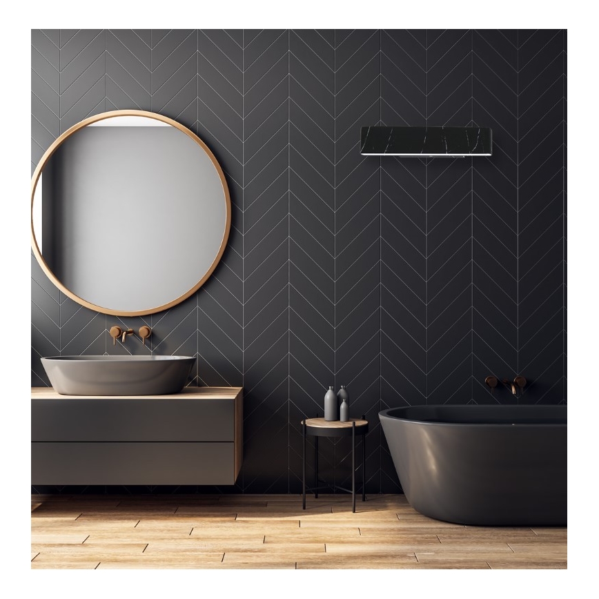 Applique LED PIERCE LED/12W/230V 30 cm nero