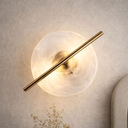 Applique LED RELAX/5W/230V oro/bianco
