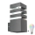 Applique LED RGBW dimmerabile da esterno TEKSAS 1xE27/9W/230V 2700-6500K Wi-Fi IP44 antracite