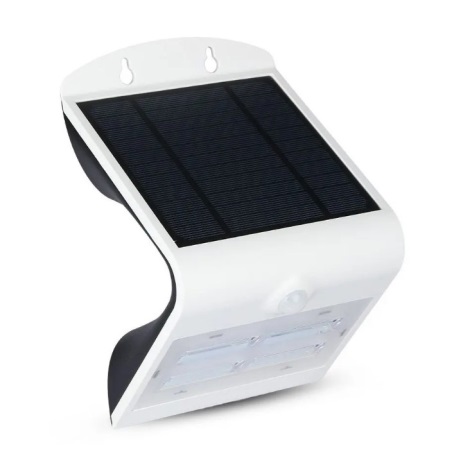 Applique LED Solar con sensore LED/3W/3,7V 3000/4000K IP65 bianco