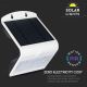 Applique LED Solar con sensore LED/3W/3,7V 3000/4000K IP65 bianco