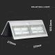 Applique LED Solar con sensore LED/7W/3,7V 4000K IP65 bianco