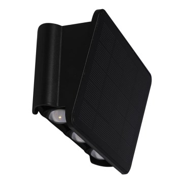 Applique LED solare ALF LED/4W/3,2V 6000K IP54 nero