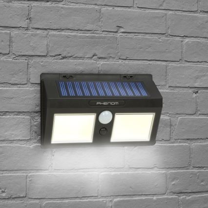 Applique LED Solare con sensore 2xLED/2,5W/5,5V IP65