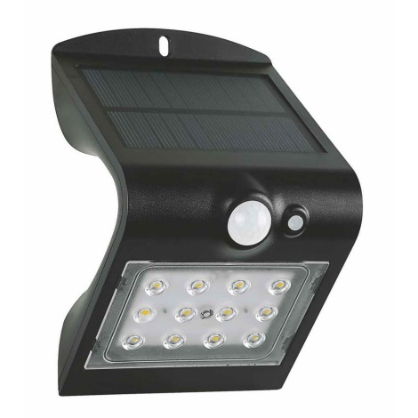 Applique LED solare con sensore LED/1,5W IP65