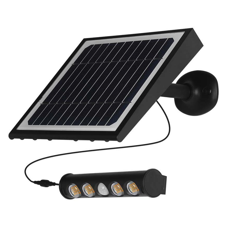 Applique LED solare con sensore LED/8W/3,7V IP65 6000K