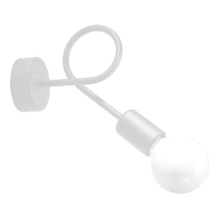 Applique LOOP 1xE27/15W/230V bianco
