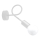 Applique LOOP 1xE27/15W/230V bianco