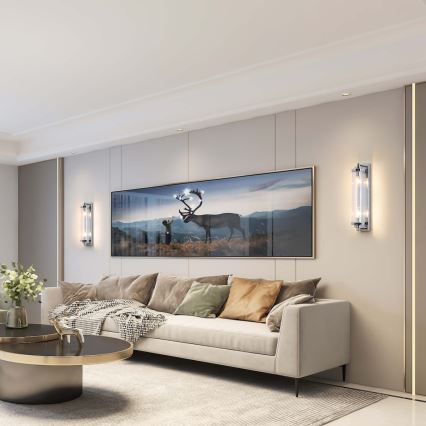 Applique LORENZO 2xE14/40W/230V cromo lucido