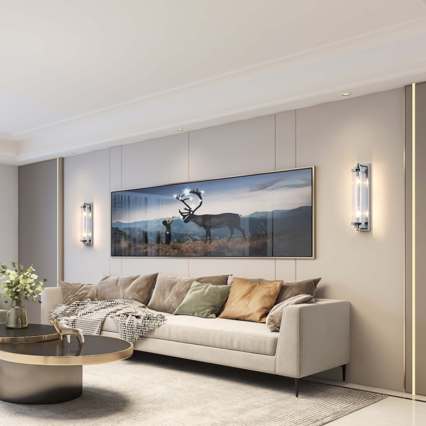 Applique LORENZO 2xE14/40W/230V cromo lucido