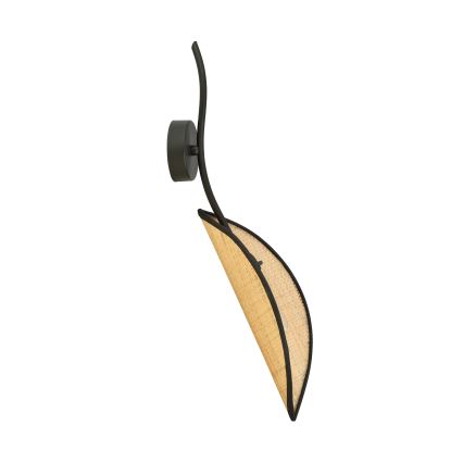 Applique LOTUS 1xE14/10W/230V nero/beige